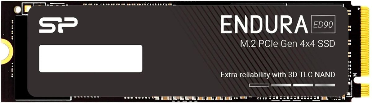 SSD накопитель Silicon Power Endura ED90 1ТБ, M.2 2280, PCIe 4.0 x4,  NVMe,  M.2 [sp01kgbp44ed9005]